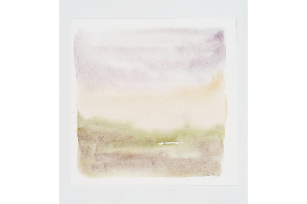 Transported XXI, Watercolour on Strathmore Aquarius, 8.5x8.5 in.